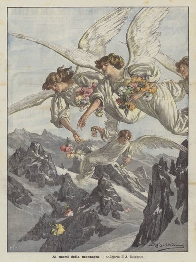 To the Dead of the Mountain by Achille Beltrame